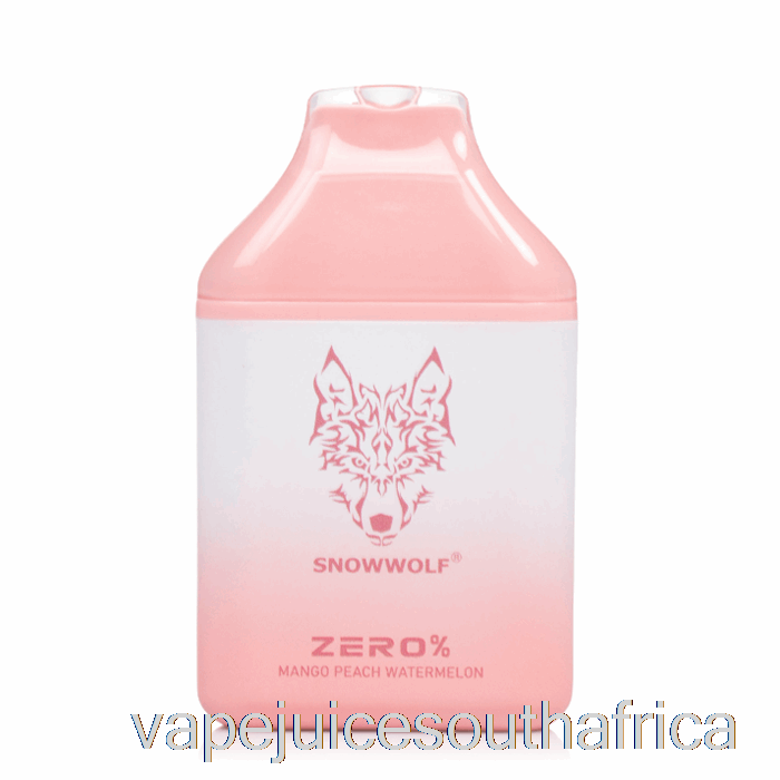 Vape Juice South Africa Snowwolf Zero 5500 0% Nicotine Free Disposable Mango Peach Watermelon